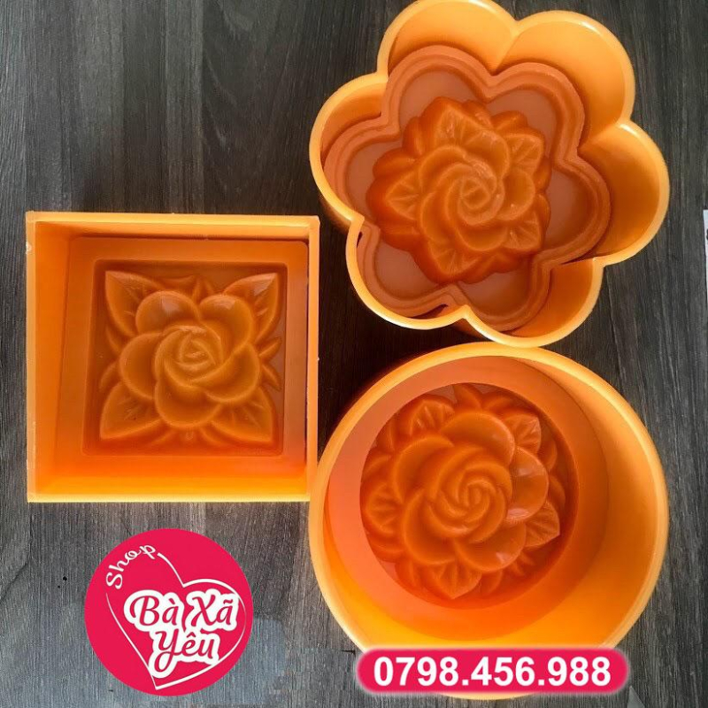 Bộ 3 khuôn nhấn xôi 3D - BX3325