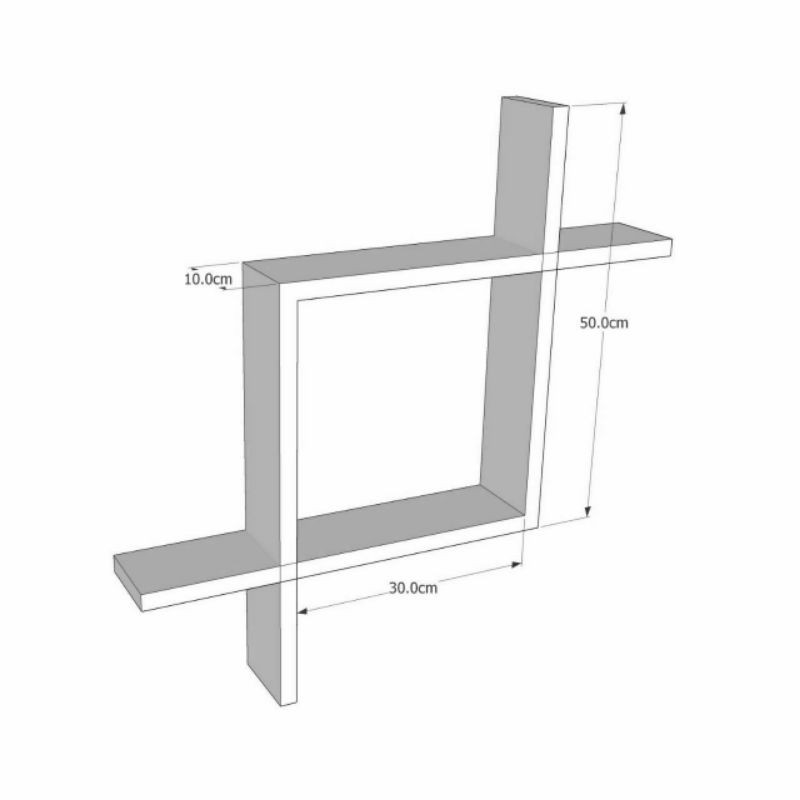 Kệ Gỗ Treo Tường Trang Trí Tv Phong Cách Hiện Đại