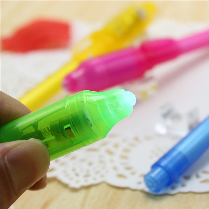 Combo 2 Cây Bút Tàng Hình Mực UV Có Đèn
