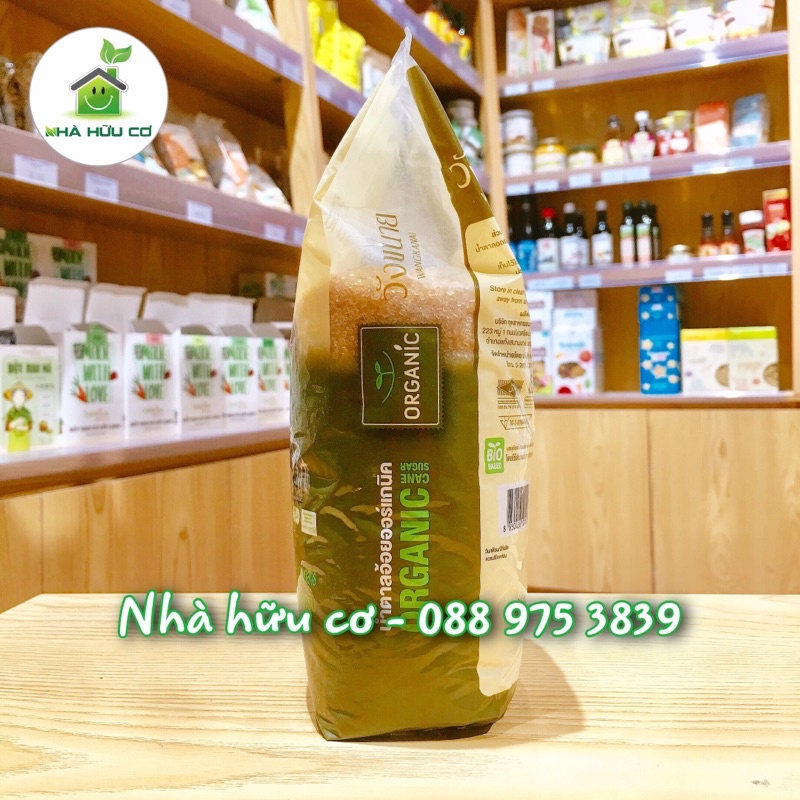 Đường mía thô hữu cơ Thái Lan Wangkanai - Date: 03/2025- Nhà Hữu Cơ