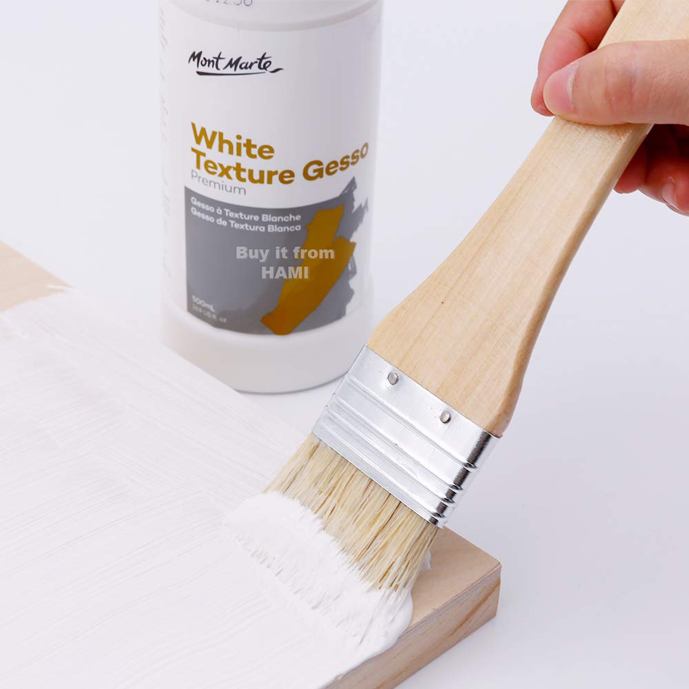 Texture Gesso trắng Mont Marte White Texture Gesso - 250ml