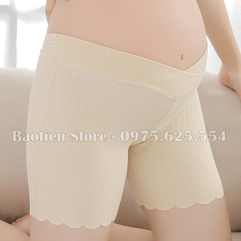 Quần Lót Đùi Mặc Trong Váy Cho Bà Bầu| Cạp Chéo| Bigsize| Sau Sinh| Cotton| Thông Hơi| Đồ Lót Bầu Kháng Khuẩn - QL14