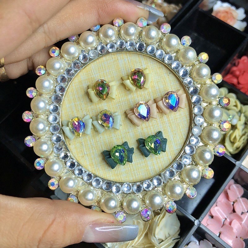 Nơ đá đẹp ôm móng SHOP NAIL HUYỀN ANH