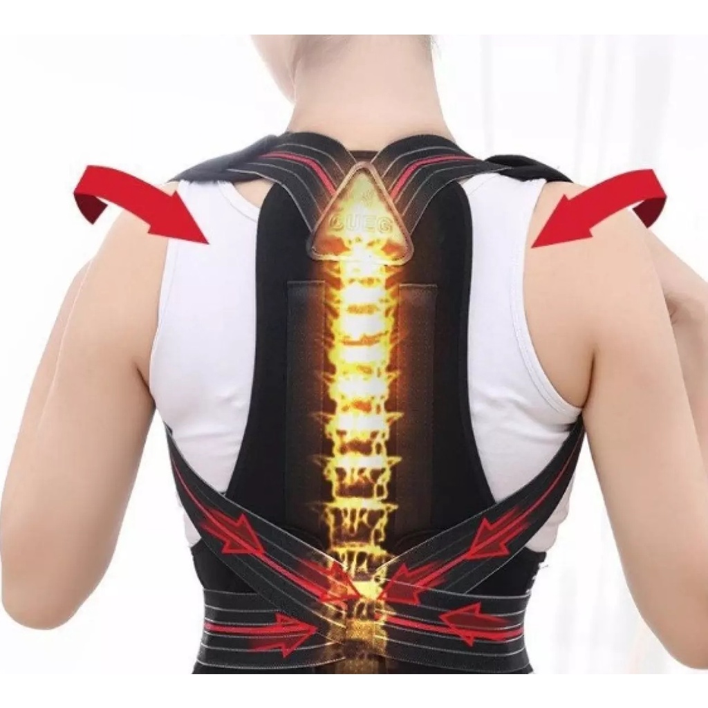 Đai Chống Gù Lưng, Cong Vẹo Cột Sống, Định Hình Cổ, Vai, Gáy Cao Cấp Cho Cả Nam Và Nữ - Chính Hãng Gobos