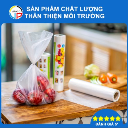 Túi đựng thực phẩm  FREE SHIP  Túi đựng thực phẩm tự hủy sinh học cuộn 200 túi Vipaco