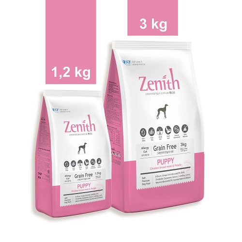 Thức ăn hạt mềm dành cho chó Zenith Puppy 3kg