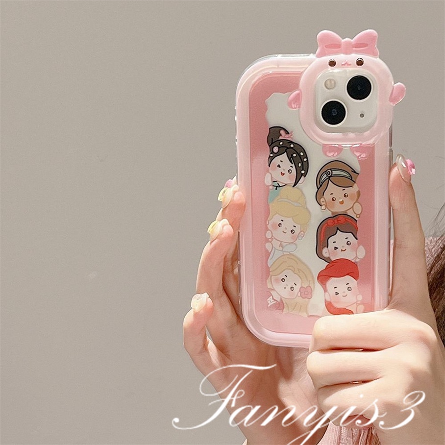 Ốp Điện Thoại Mềm Trong Suốt Họa Tiết Hoạt Hình Dễ Thương Cho iPhone 14 13 12 11 Pro Max X XR Xs Max 8 7 6 6s Plus SE 2020