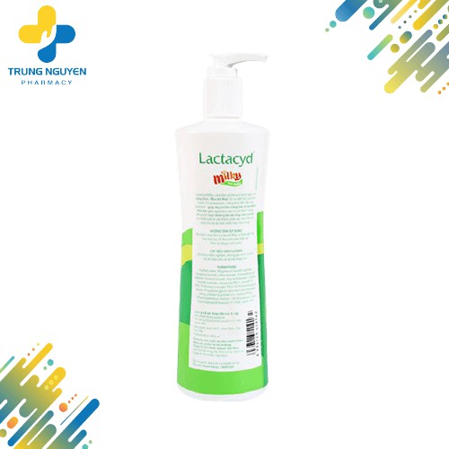 Sữa tắm gội trẻ em hàng ngày bảo vệ, nuôi dưỡng da và tóc bé Lactacyd Milky (Chai 500ml và 250ml)
