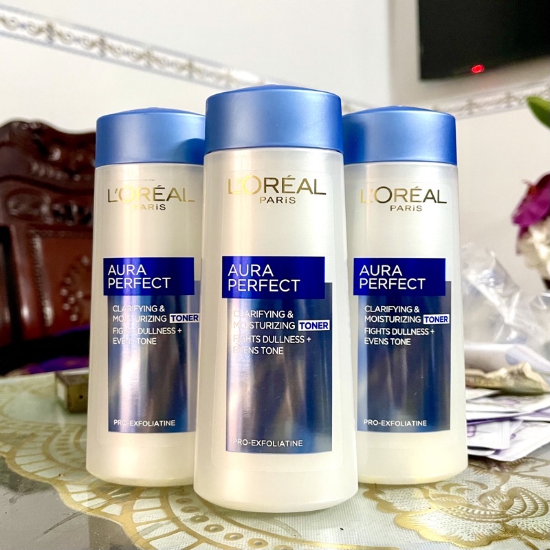 Toner nước hoa hồng LOREAL trắng da chống lão hoa 200ml Chai toner