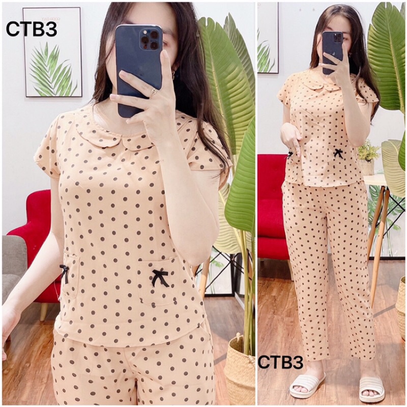 [Bộ nhí lụa cổ sen] chất mềm mại, nhẹ nhàng, thoáng mát, đủ size theo số đo