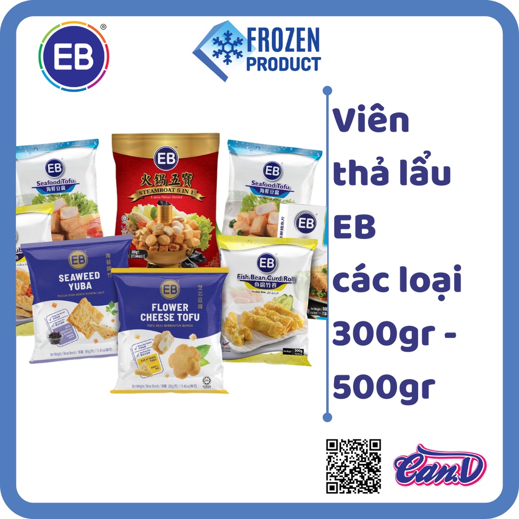 Viên thả lẩu EB các loại 300gr - 500gr