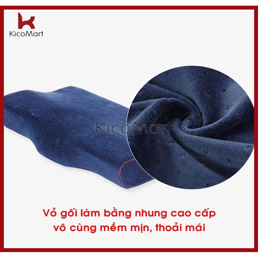 Gối ngủ chống ngáy Nhật Bản chính hãng cao cấp, hỗ trợ ngủ ngon, chống ngáy, chất liệu cao su non cao cấp