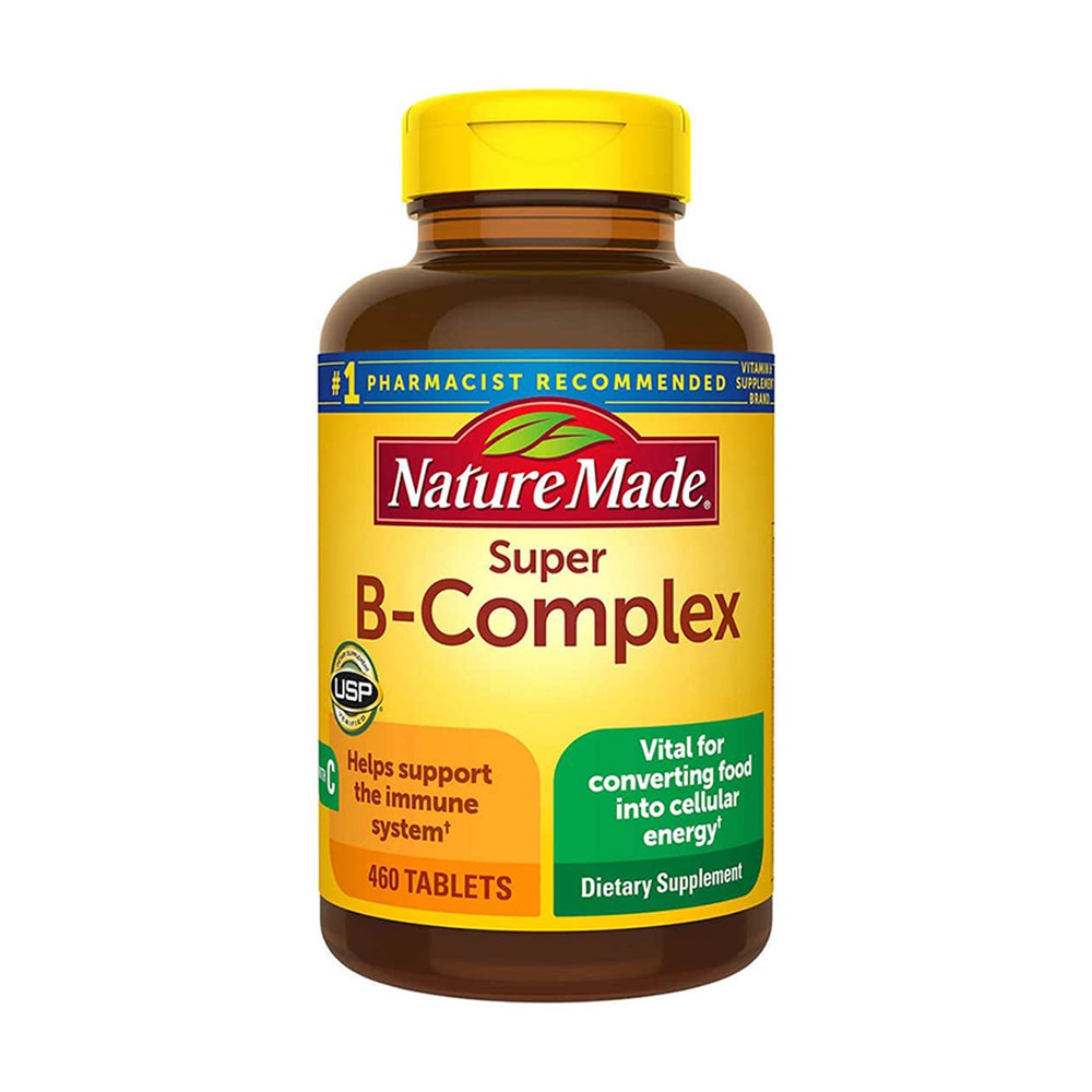 Viên uống Vitamin Super B-Complex Nature Made 460 viên của Mỹ