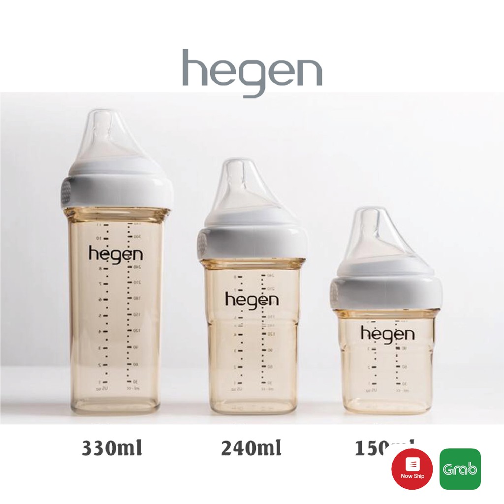 Bình sữa HEGEN PPSU 150ml/240ml/330ml cao cấp (chính hãng)