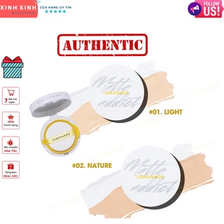 Phấn nước Lemonade Matte Addict Dual Cushion 15g - Lemonade chính hãng