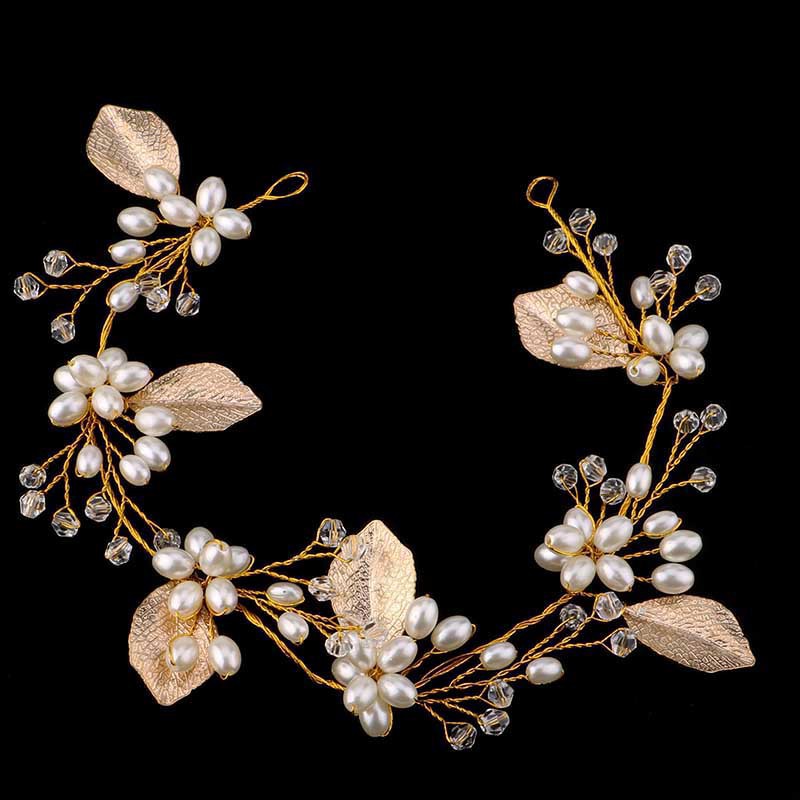 Băng đô tóc kiểu dáng sang trọng quý phái cho cô dâu