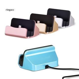 【RAC】Desktop Micro USB Type C Phone Charger Dock Charging Cradle for iPhone Android