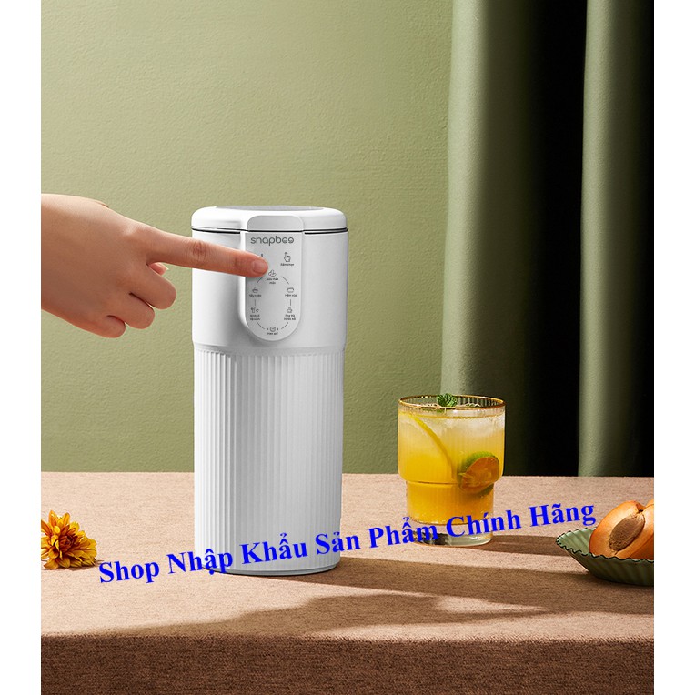 [CHÍNH HÃNG] Máy Làm Sữa Hạt Mini Đa Năng Snapbee - Làm Sinh Tố, Nấu Cháo, Soup -  Nhanh, Dễ Vệ Sinh