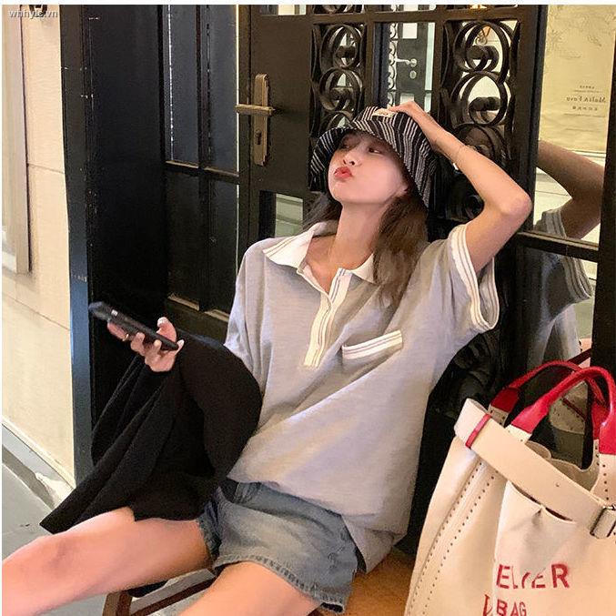 Áo polo Tay Ngắn Dáng Rộng Thiết Kế Mới Thời Trang Mùa Hè Theo Phong Cách Nhật Bản Cho Nữ 2-300 Kg | BigBuy360 - bigbuy360.vn