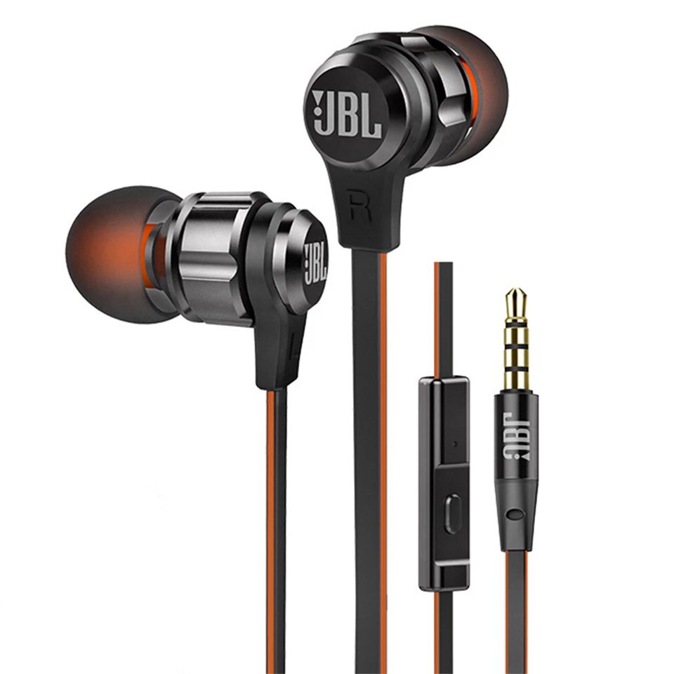 Tai nghe nhét tai chính hãng JBL T180A có dây cổng 3.5mm