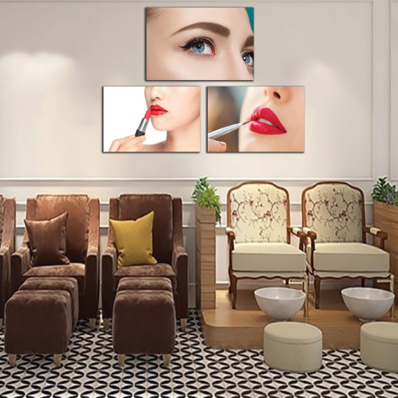 Tranh spa đẹp trang trí tiệm nối mi, phun mày, nail, thẩm mỹ viện