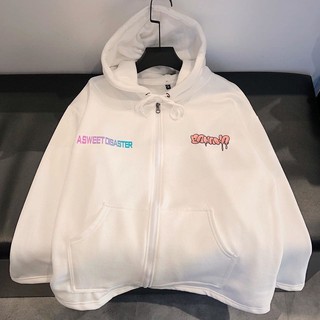 Áo HOODIE ZIP BANAWA UNISEX (MÀU TRẮNG + ẢNH THẬT)