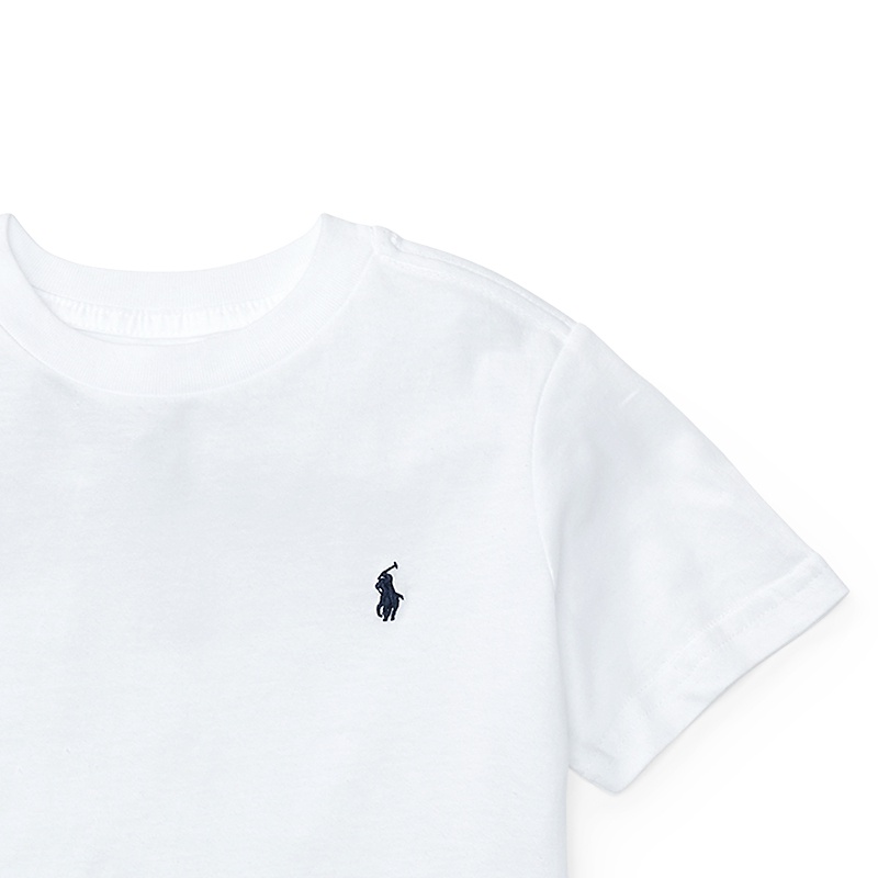 Áo Thun Cotton Dệt Kim Cổ Tròn Ralph Lauren 22-Year Dành Cho Nam Rl37887