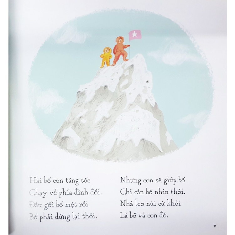Sách tranh song ngữ Bố và con gái