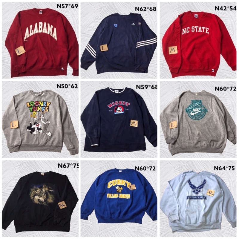 [LỰA MẪU] Sweater 2Hand Mỹ độ mới trên 90% SW1 MỤI 2HAND