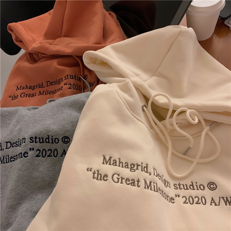 Áo hoodie dài tay dáng rộng in chữ cá tính trẻ trung 47314 | BigBuy360 - bigbuy360.vn