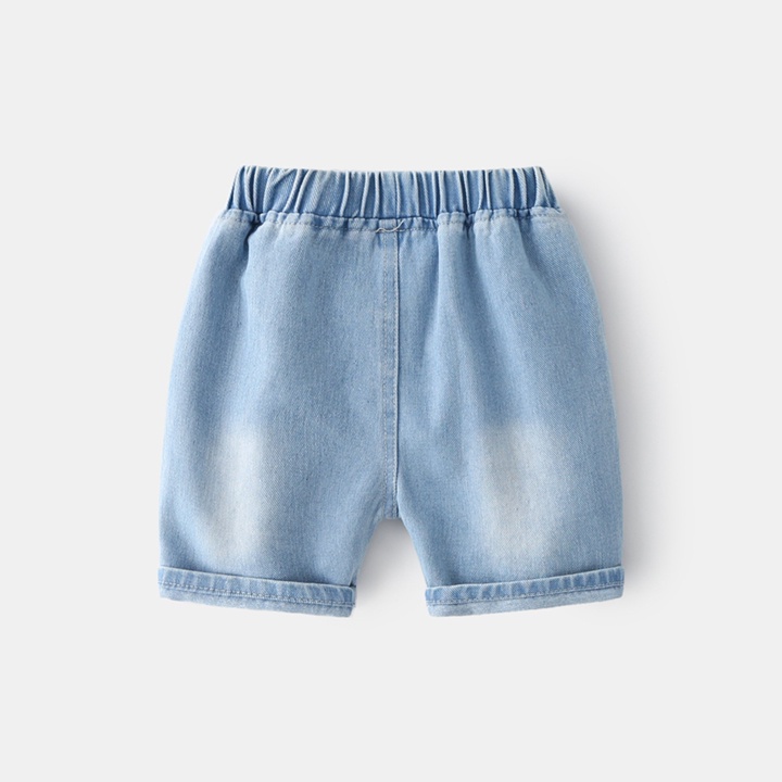 Quần Jean Đùi Habi Fashion Cho Bé Trai Họa Tiết Khủng Long HABI13