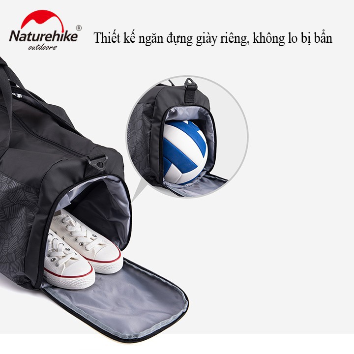 Túi du lịch Túi trống thể thao - túi tập gym đựng giầy du lịch dã ngoại Naturehike NH19SN002 dành cho nam và nữ - Hàng c