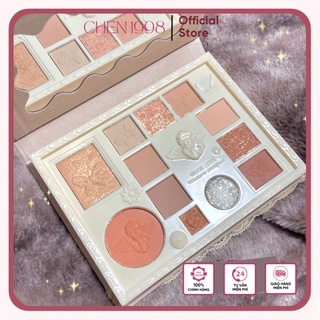 Bảng phấn mắt Muge leen 12 ô nhũ óng ánh⚡️QUÀ 8/3⚡️sang chảnh hottrend make up nội địa Trung