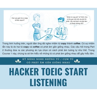 Sách – Hackers TOEIC Start Reading – Lộ Trình Học đọc TOEIC Cho người mới bắt đầu (gamma)