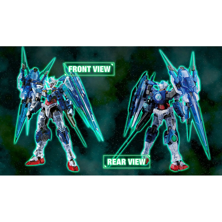 Bandai Mô Hình Gundam RG Qant Full Saber Clear The Gundam Base Limited 1/144 Đồ Chơi Lắp Ráp Anime Nhật