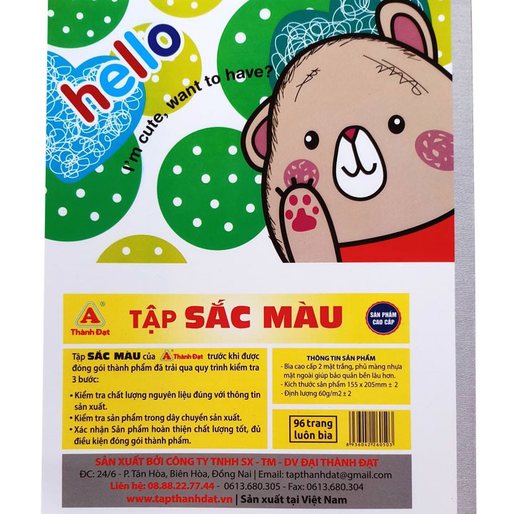 Tập Đại Thành Đạt - Heo vàng 60gsm