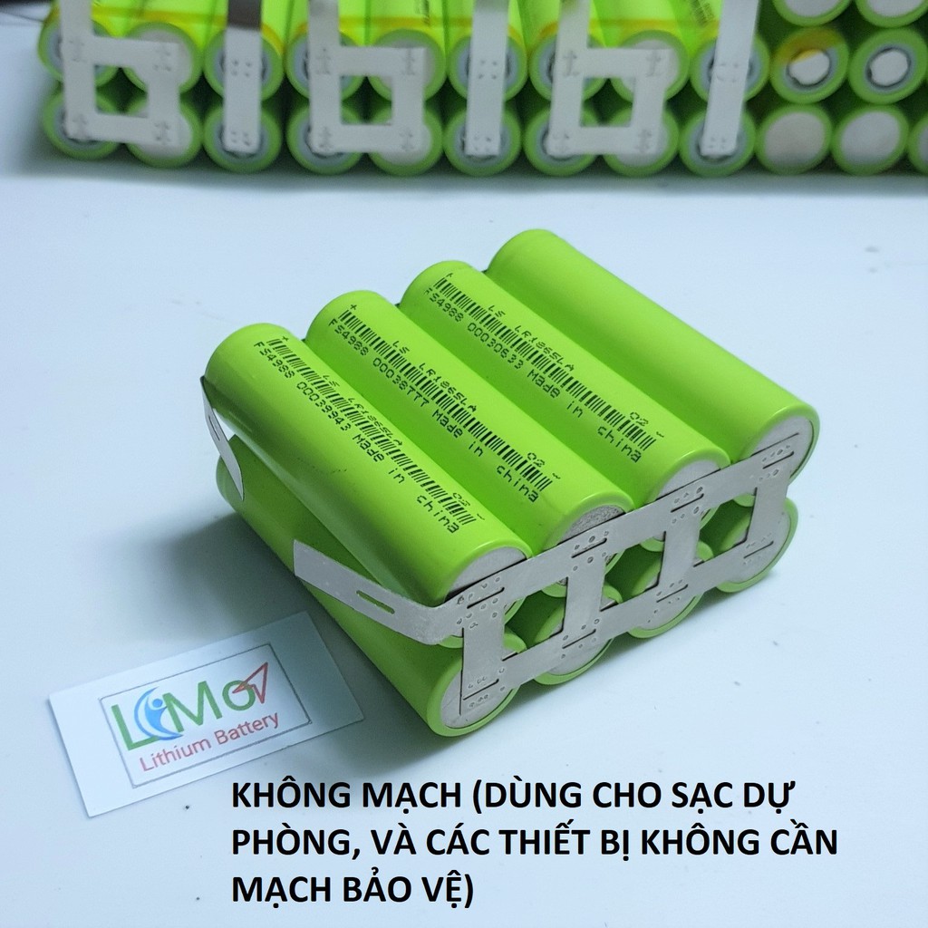 Khối pin 1s 3.7V - 4.2V 16.000 mAh - Xả 20A dùng cho loa đài, đèn, quạt, sạc dự phòng... và các thiết bị chạy điện 4.2v