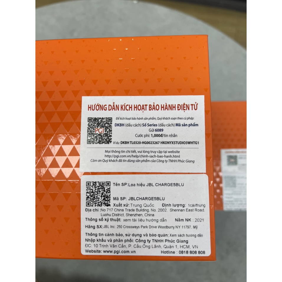 Loa bluetooth JBL Charge 5 - Hàng chính hãng PGI bảo hành 12 tháng