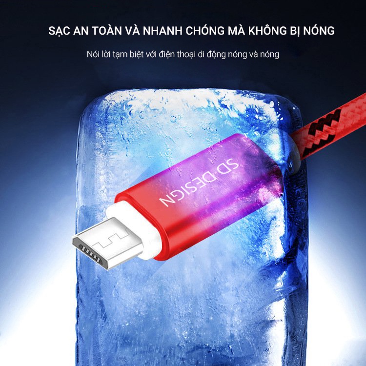 Dây Cáp Sạc SD-L1 Cho ĐT Pin Dự Phòng Tai nghe Bluetooth Case pro Vỏ Ốp lưng