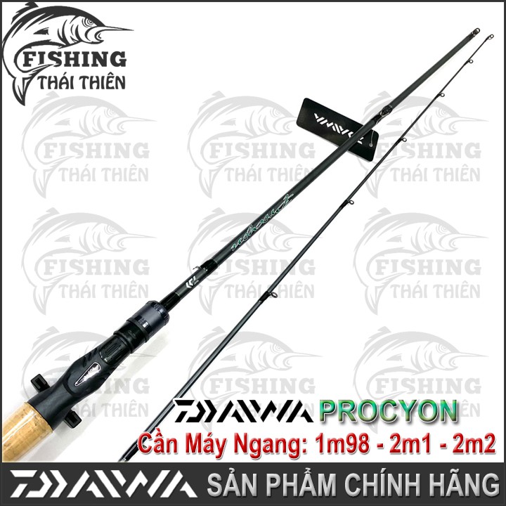 Cần Câu Cá Daiwa Procyon 662MF, 702MHX, 732MHX Cần Lure Máy Ngang 1m98, 2m1, 2m2 Dòng Cao Cấp Hàng Chính Hãng