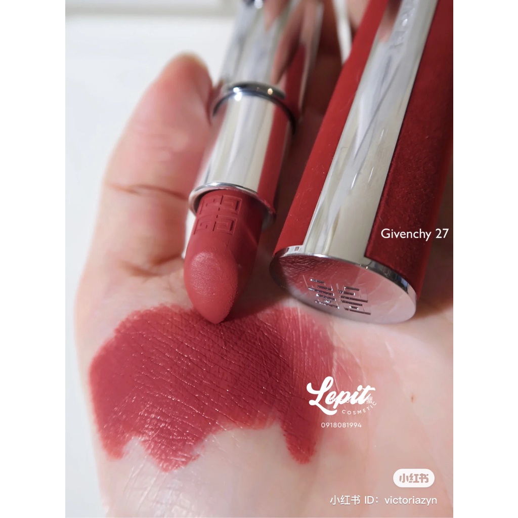 Son Givenchy Le Rouge Deep Velvet vỏ đỏ