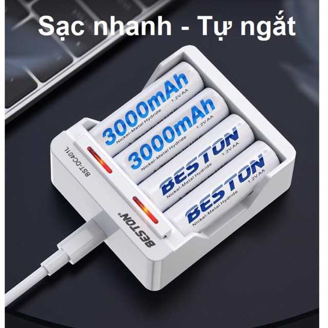 Sạp nhanh Beston 401L pin tiểu AA Pin đũa Aa Kèm Pin Sạp