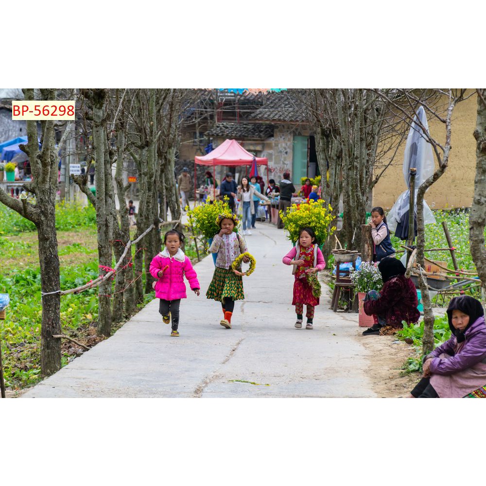 Tranh dán tường tổng hợp địa danh Việt Nam 3D in theo kích thước yêu cầu – Không giới hạn kích thước.