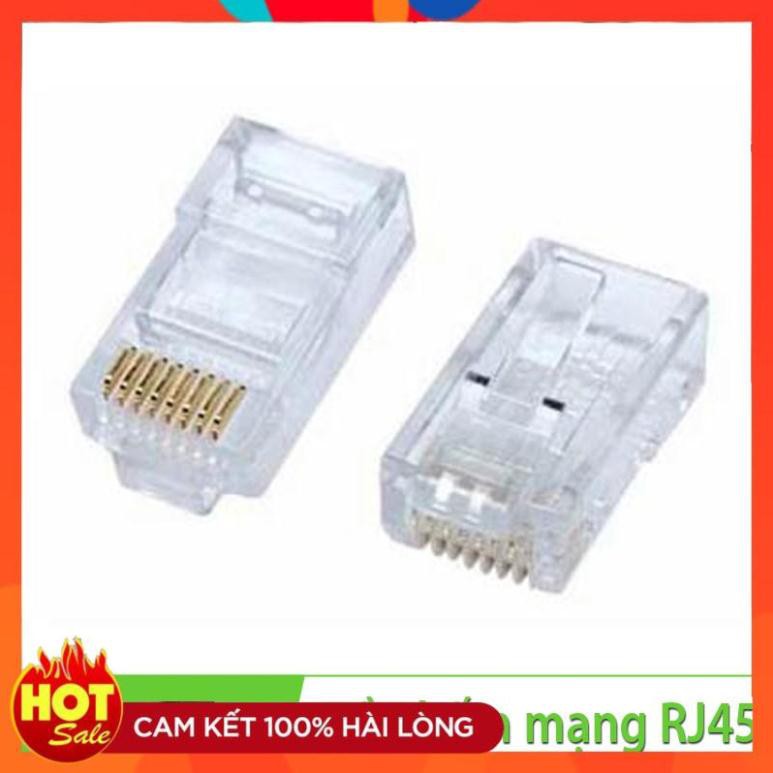 🎁 Hạt Mạng AMP Rj45 Hộp 100 Chiếc loại tốt