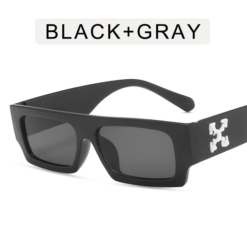 Kính Mát Hình Chữ Nhật Phong Cách Punk Cổ Điển Cho Nam Và Nữ