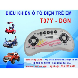 Điều khiển từ xa ô tô điện trẻ em T07Y - DGN