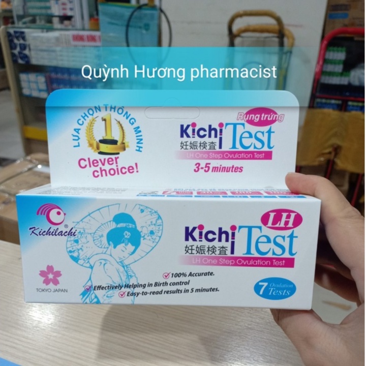 Que thử rụng trứng KICHI TEST hộp 7 que