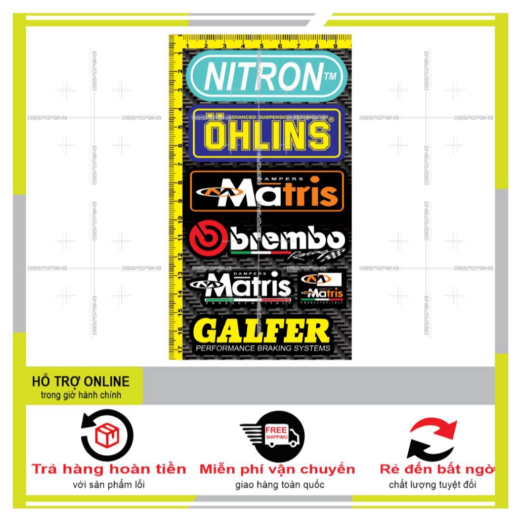 LOGO STICKER DÁN XE MÁY MINI M8 - SHINDECAL2