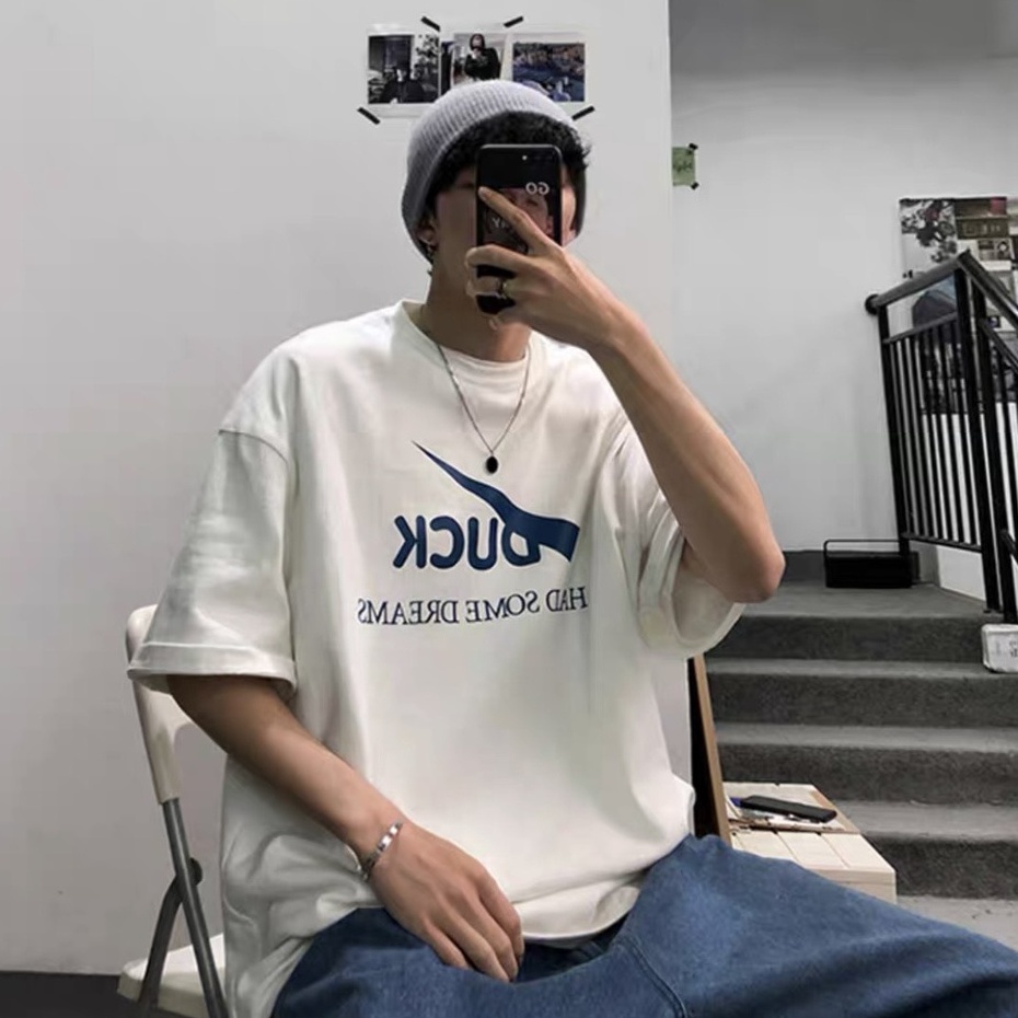 Áo thun unisex tay lỡ form rộng 3165 , áo phông nam nữ form rộng chất cotton mát mịn thấm hút mồ hôi in chữ
