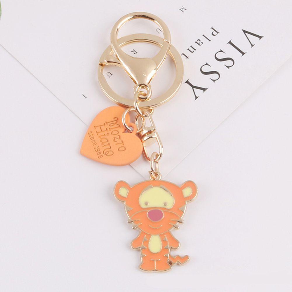 LANFY Móc Khóa Kim Loại Hình Heo Con Dễ Thương